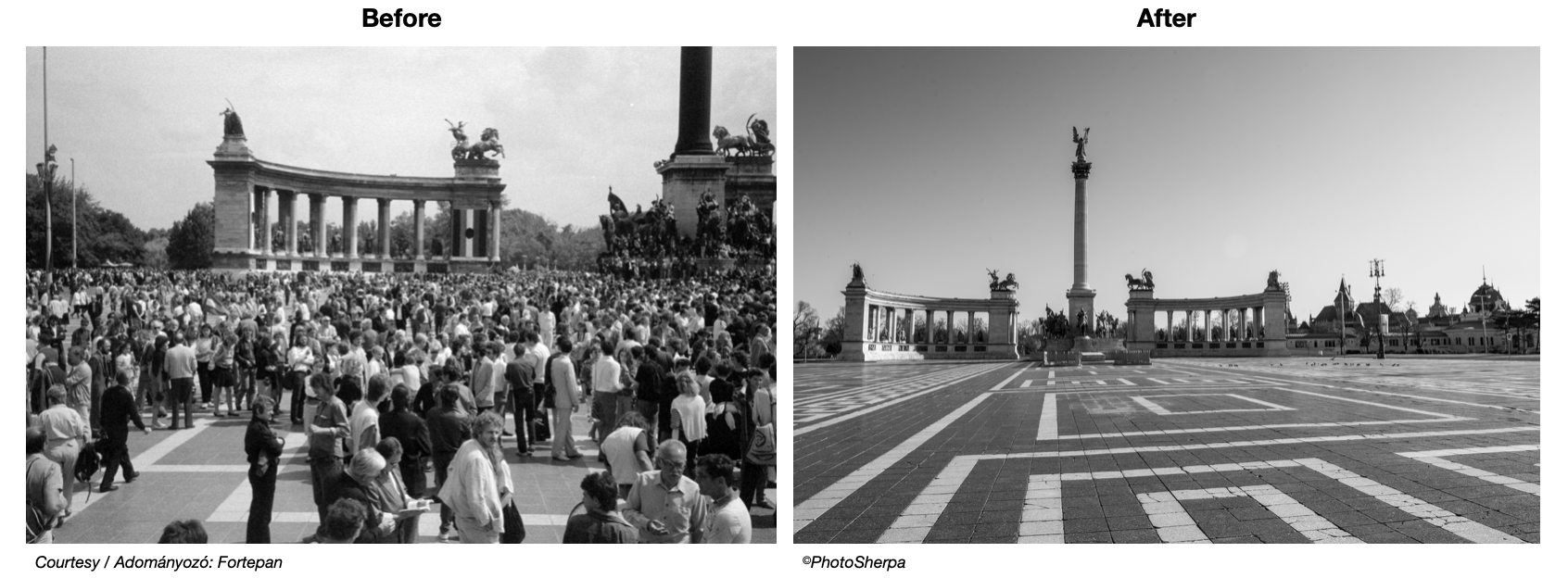 Heroes square, Budapest